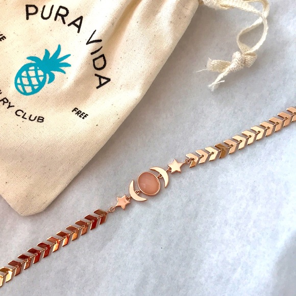 Pura Vida Jewelry - Pura Vida Rose Gold Chevron Choker